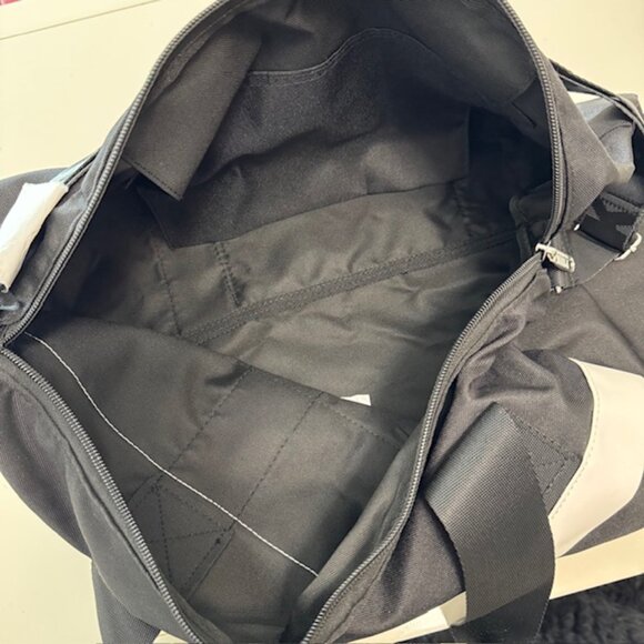 NWT 2017 Victoria's Secret PINK Duffle Gym Tote Bag, Black w/PINK Logo - Picture 9 of 9